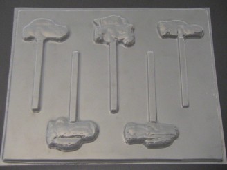 423sp Cars II Chocolate Candy Lollipop Mold